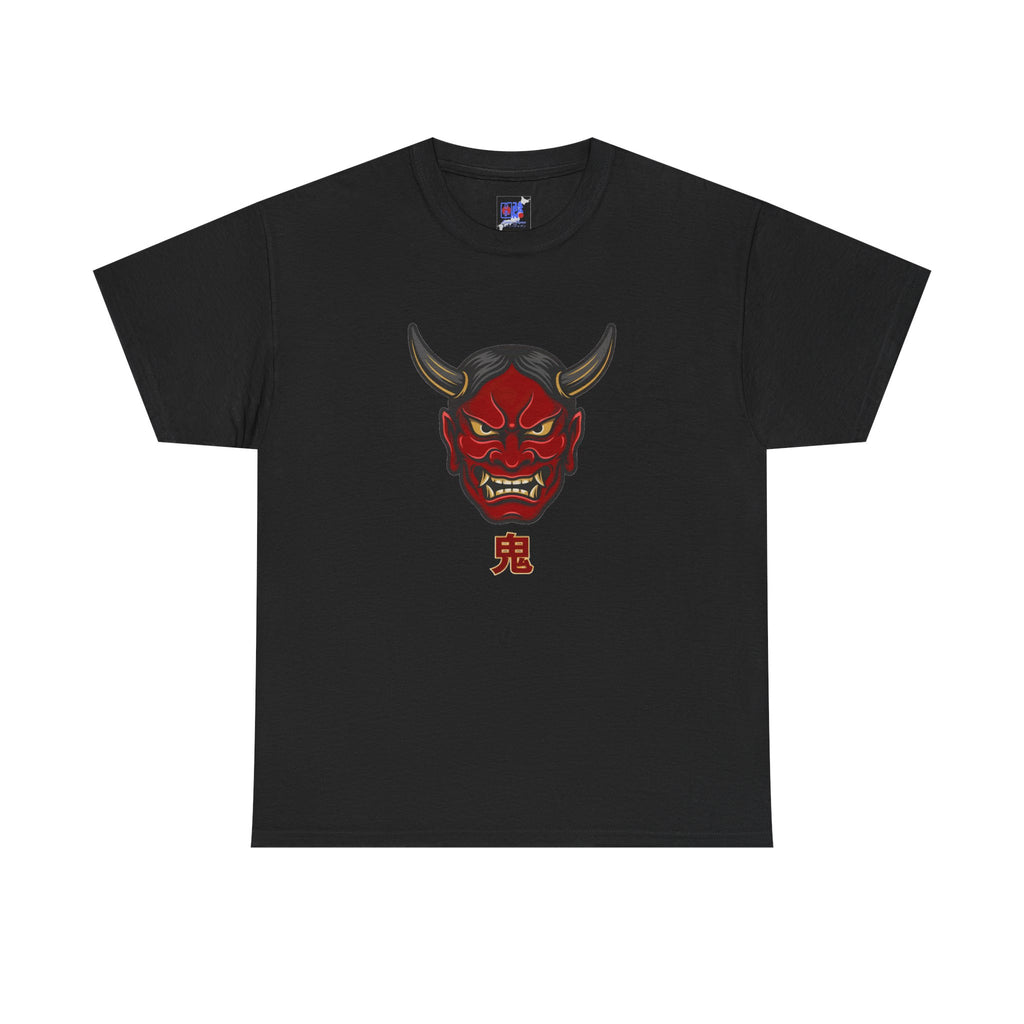 Red Oni Mask T-Shirt | Japanese Demon Hannya Graphic Tee
