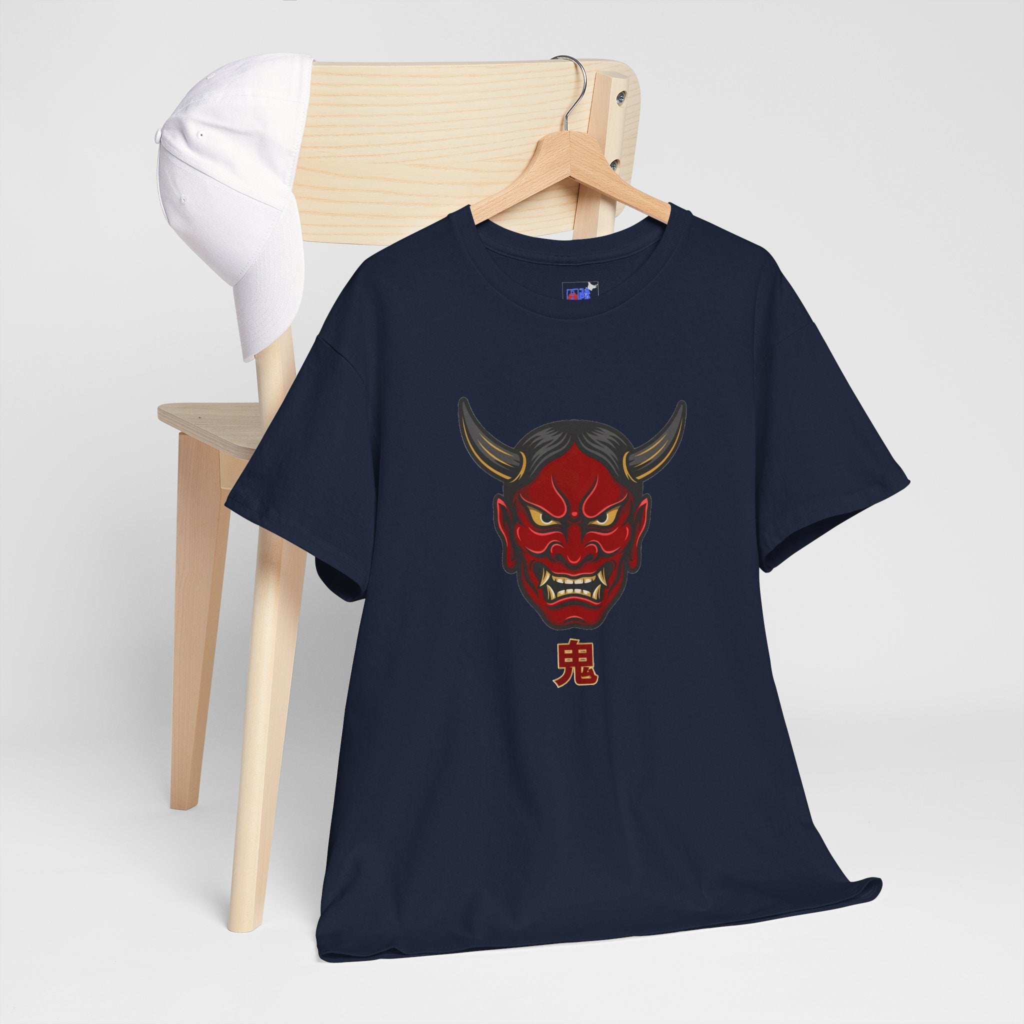 Red Oni Mask T-Shirt | Japanese Demon Hannya Graphic Tee