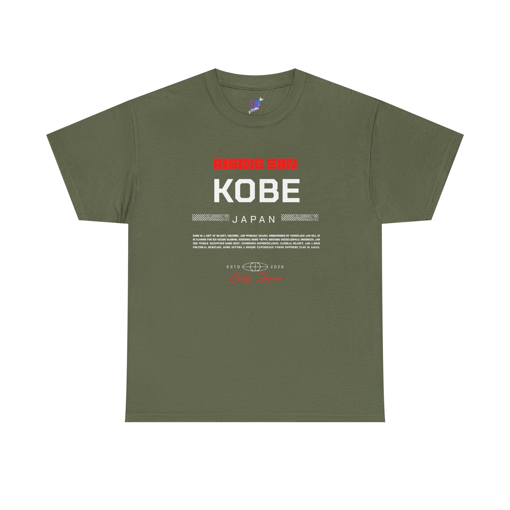 Kobe T-Shirt | 神戸 Rokko Mountains & Harbor City Japan Tee | Designed by Japanese