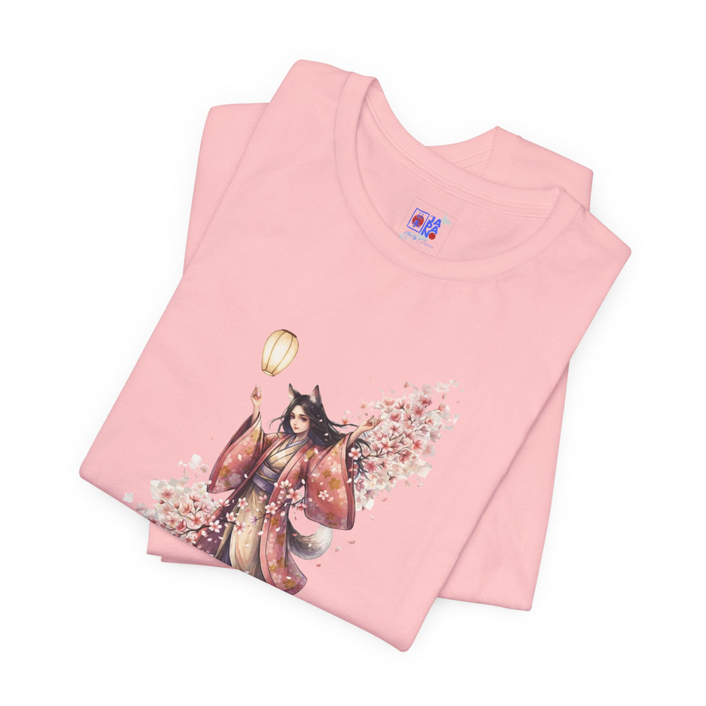 Cherry Blossom Kimono Tee — Hanami Floral Japanese Art T-Shirt
