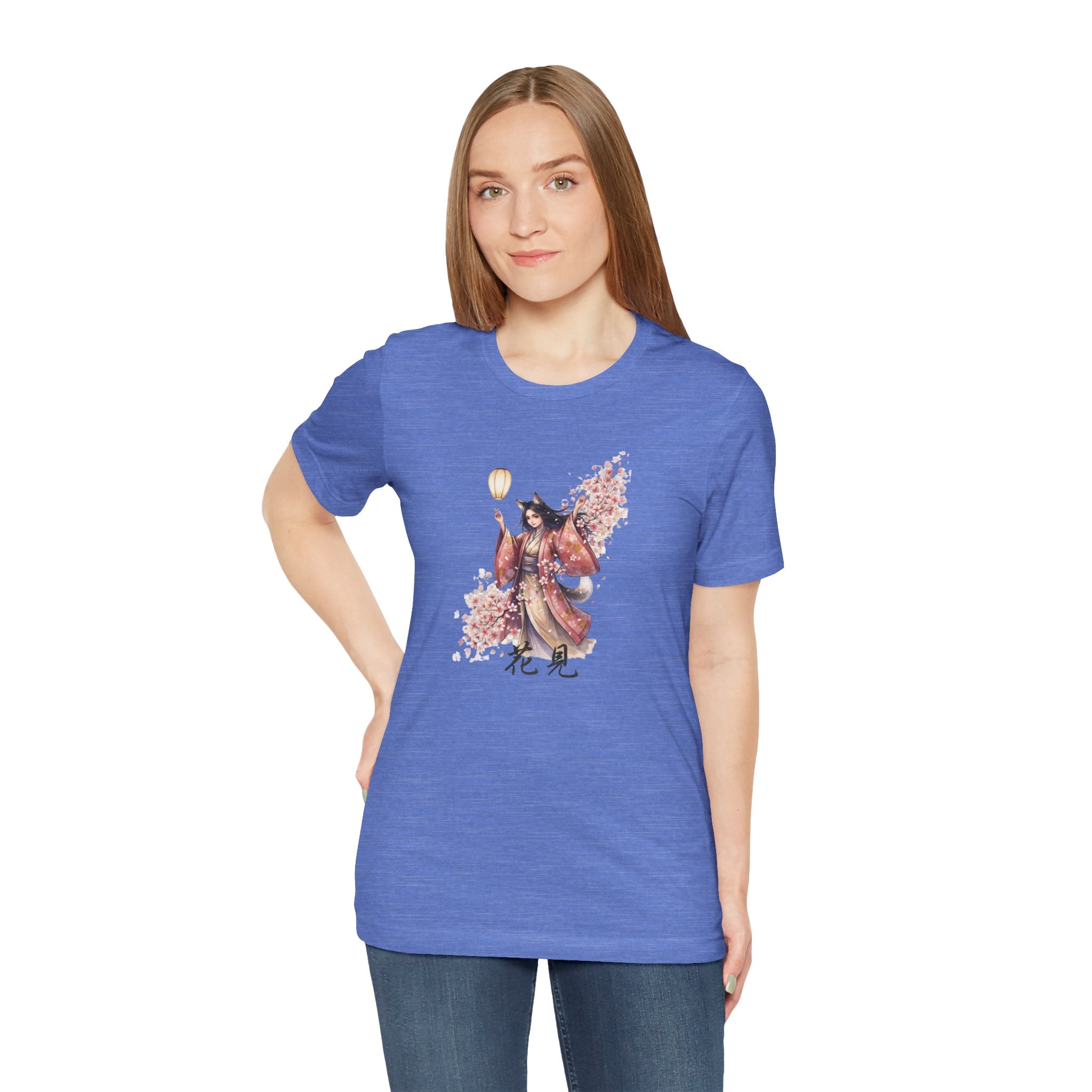 Cherry Blossom Kimono Tee — Hanami Floral Japanese Art T-Shirt