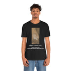 Kawanabe Kyōsai "White Eagle Eyeing a Mountain Lion" | Meiji-era Japanese Art Tee (Dark)