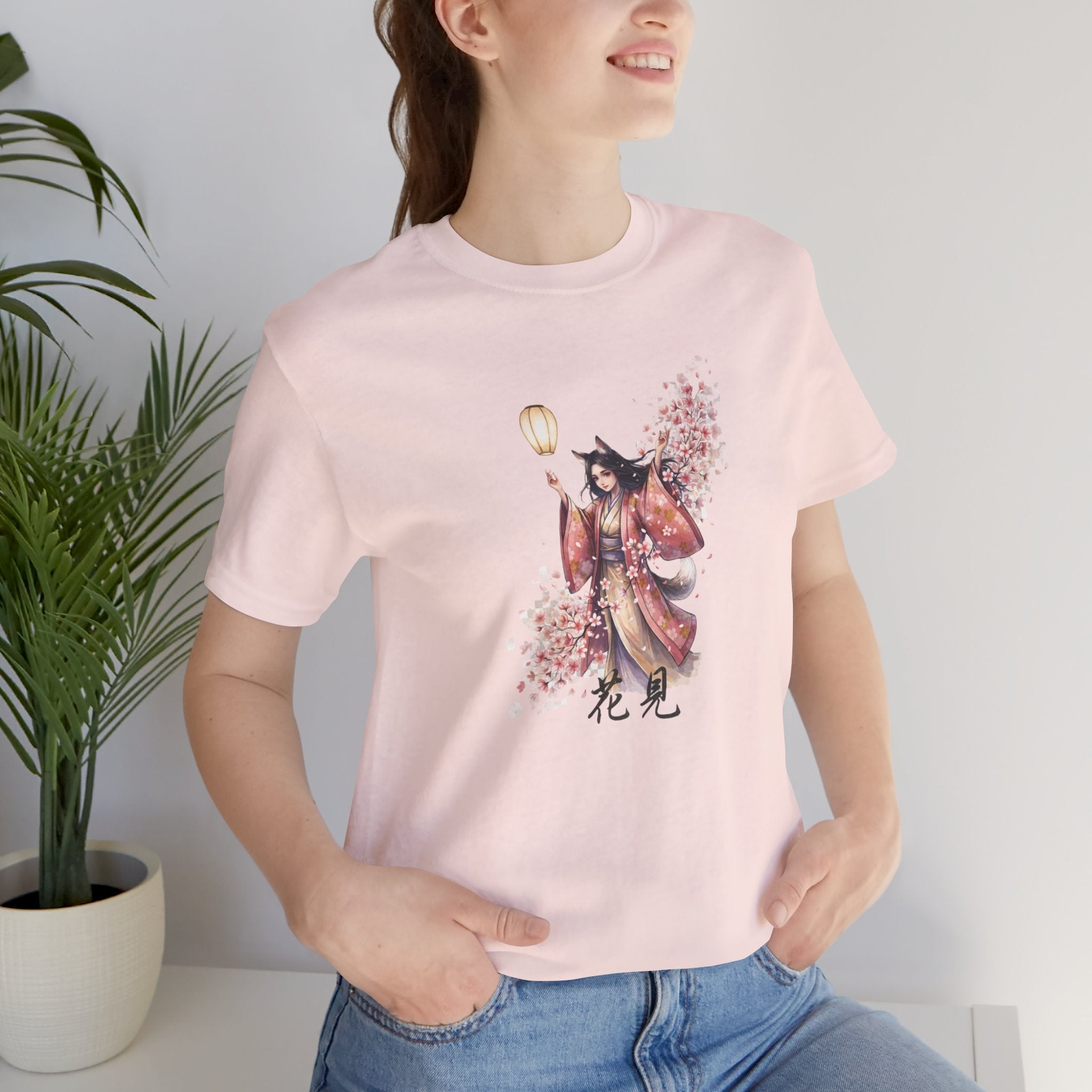 Cherry Blossom Kimono Tee — Hanami Floral Japanese Art T-Shirt