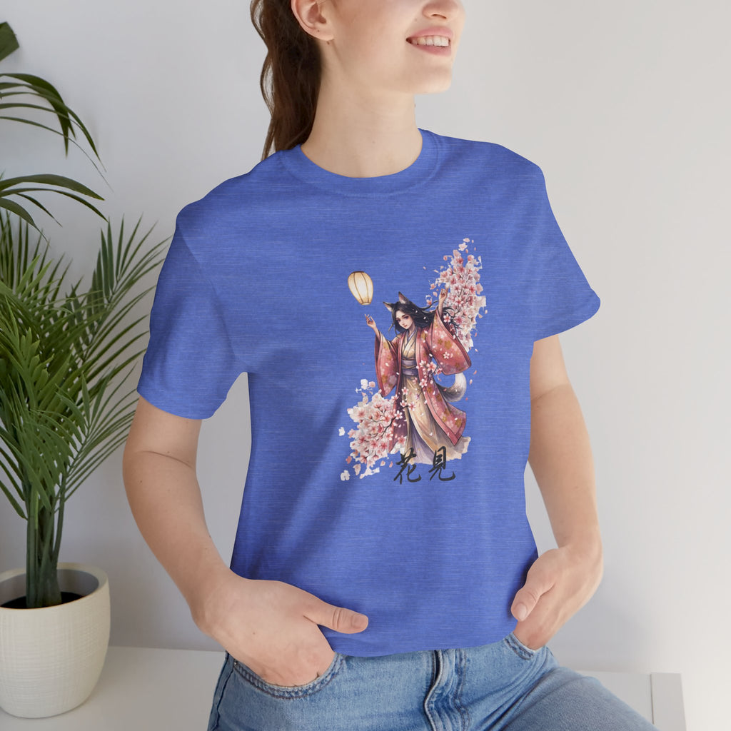 Cherry Blossom Kimono Tee — Hanami Floral Japanese Art T-Shirt