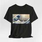 The Great Wave with Golden Ratio T-Shirt | Hokusai Wave Math Art