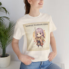 Kawaii Warrior Series T-Shirt, Cute Anime Chibi Warrior Graphic Tee