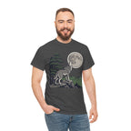 Japanese Wolf T-Shirt — 山犬 Yamainu Mountain Dog Men's Tee | Japan Mythology Gift