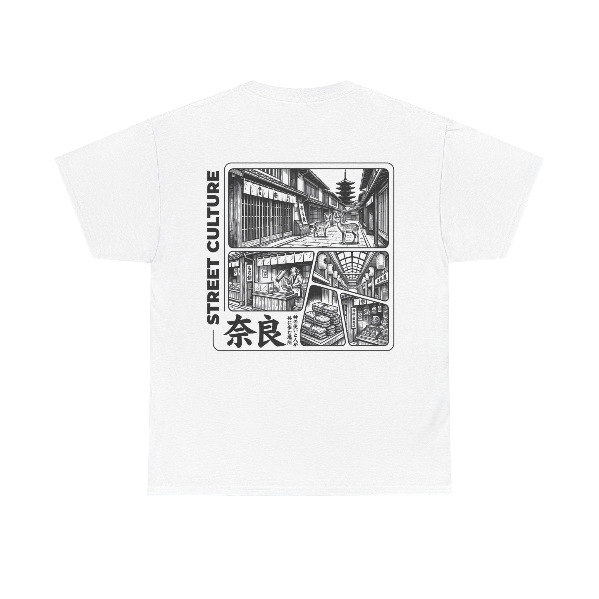 Nara Street Culture Tee | Japanese Cityscape Graphic T-Shirt