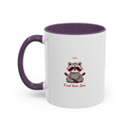 Zen Racoon Coffee Mug - "Find Your Zen" Accent Ceramic Mug