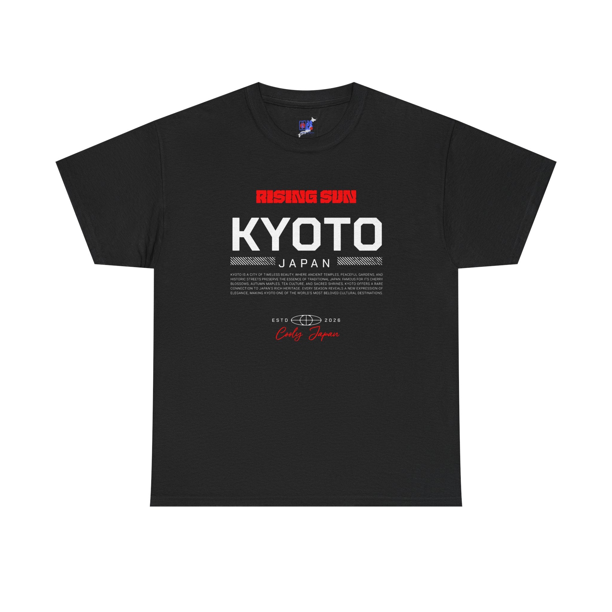 Kyoto T-Shirt | 京都 Ancient Temples Front & Back Print | Japan City Series Tee
