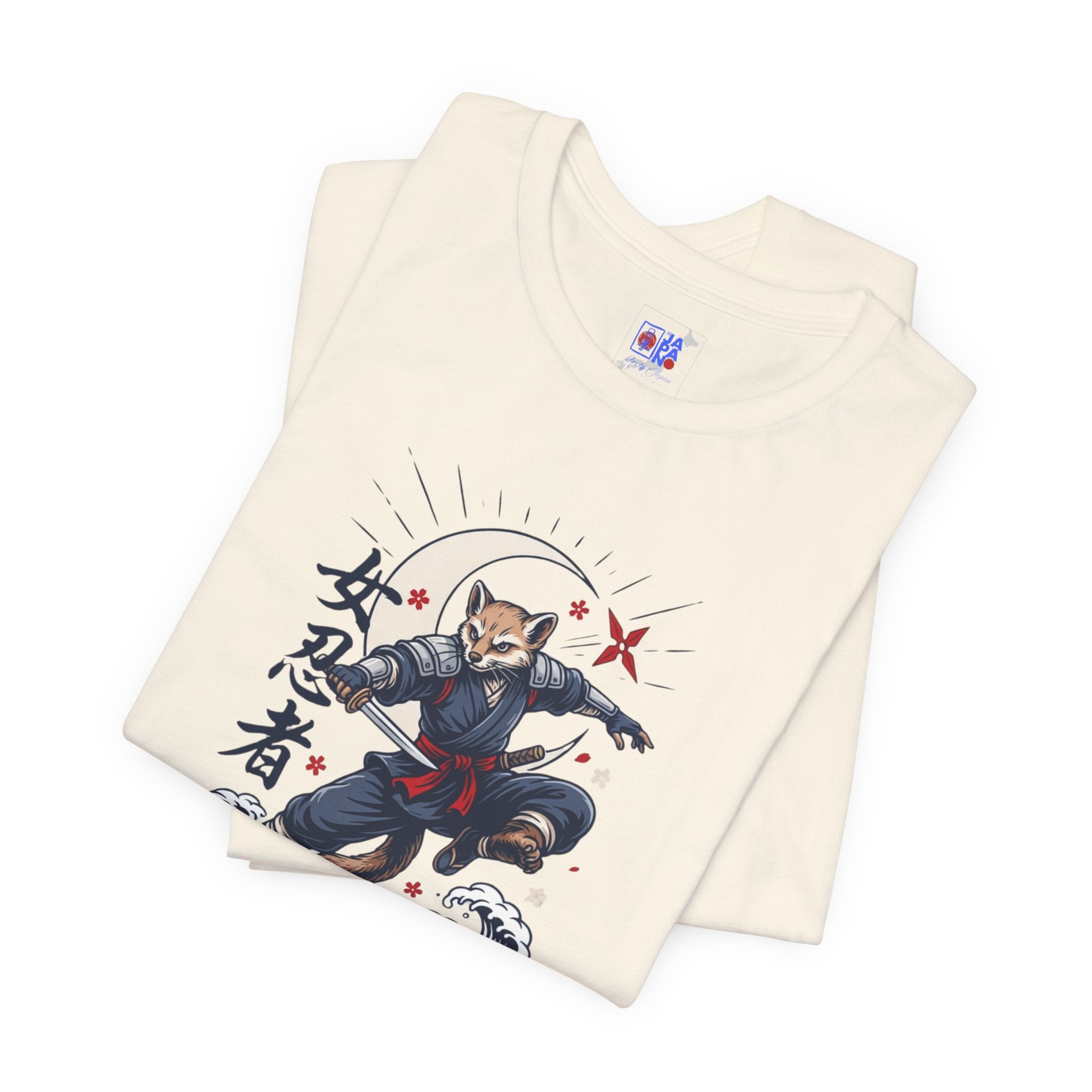 Ninja Cat Tee — Japanese Samurai Cat Graphic T-Shirt