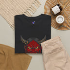 Oni Mask T-Shirt — 鬼 Japanese Demon Men's Graphic Tee | Dark Japan Streetwear Shirt