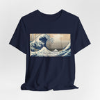 The Great Wave with Golden Ratio T-Shirt | Hokusai Wave Math Art