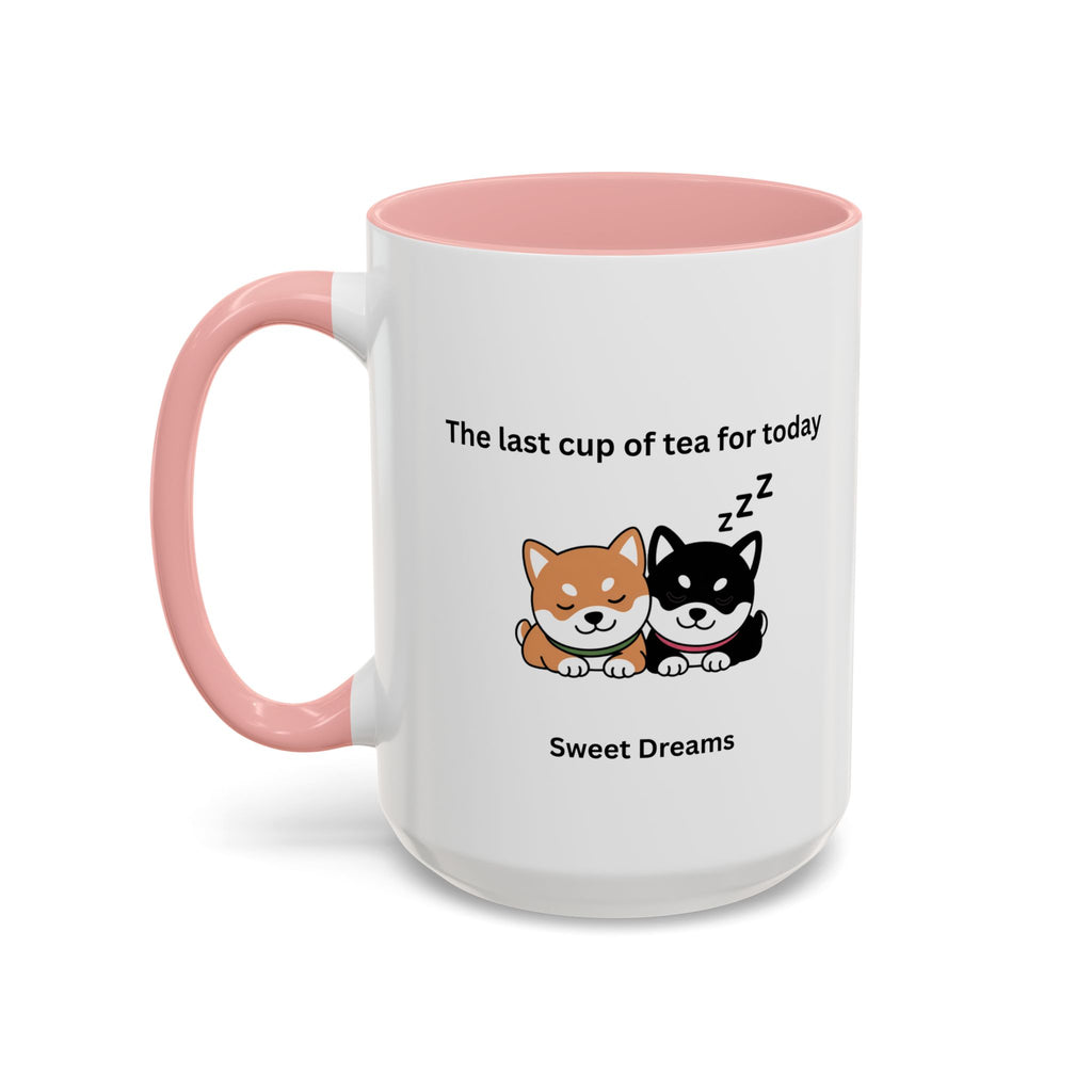 Shiba Inu "Sweet Dreams" Mug, The Last Cup of Tea for Today, Japanese Dog Cute Gift Mug