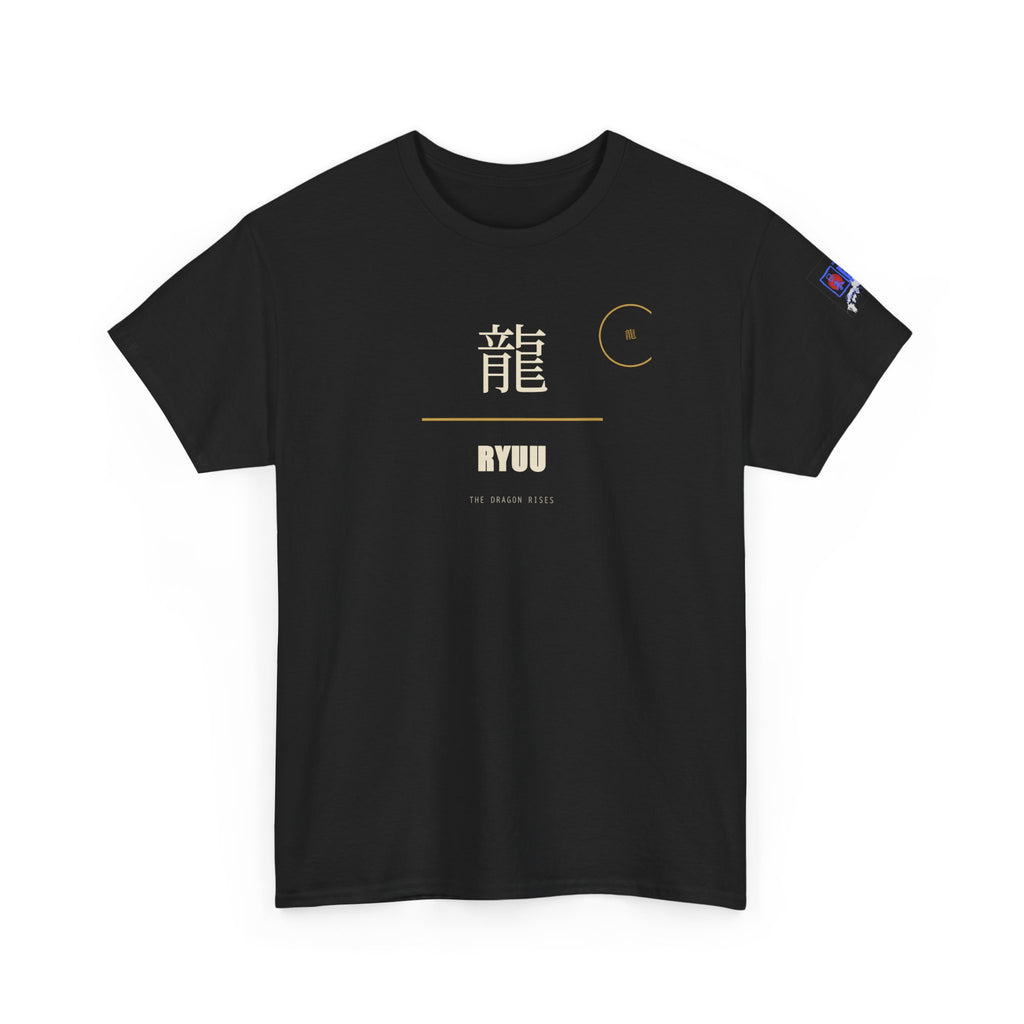 Ryuu Dragon Rises Kanji T-Shirt | Japanese Anime Graphic Tee
