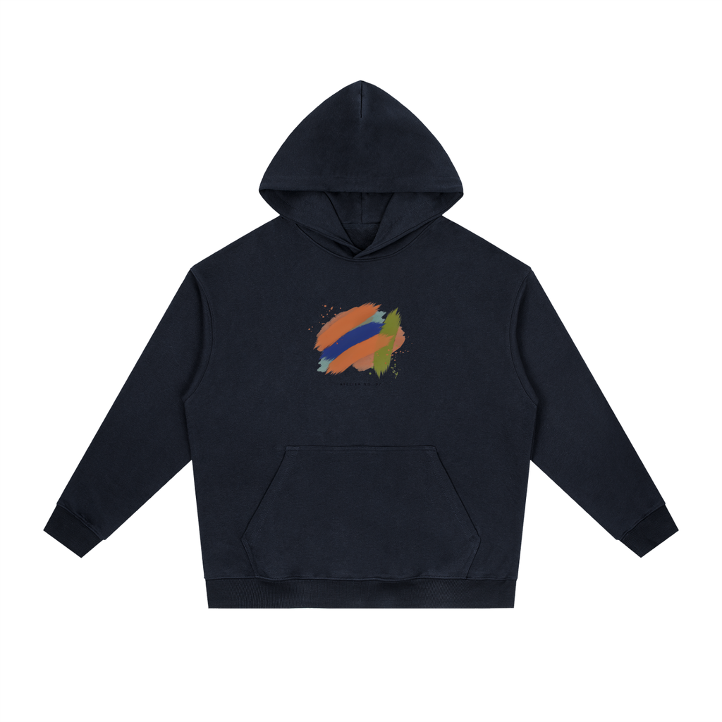 CoolyJapan Heavyweight Drop-Shoulder Hoodie — 380gsm 85% Cotton Oversized Fleece