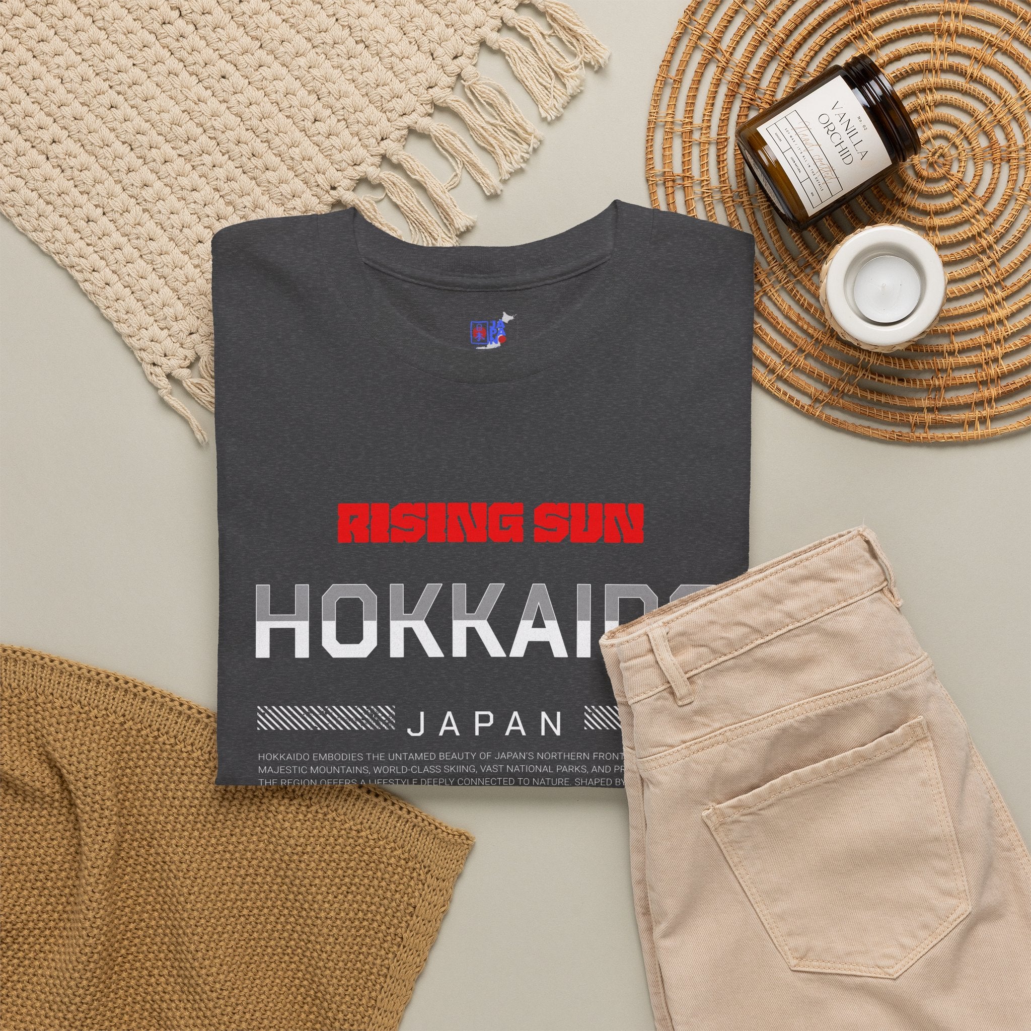 Hokkaido T-Shirt | 北海道 Wild North & Powder Snow Japan Tee | Designed by Japanese