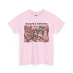 Nature Is Aesthetic Pink Sakura Floral T-Shirt