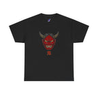 Oni Mask T-Shirt — 鬼 Japanese Demon Men's Graphic Tee | Dark Japan Streetwear Shirt