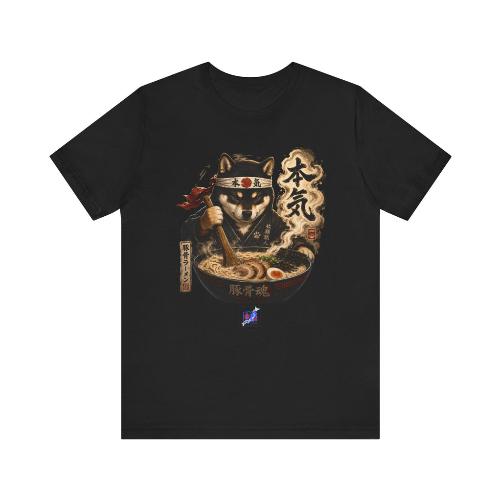 Shiba Inu Ramen Master Tee | Tonkotsu Soul Japanese Artisan Dog Art