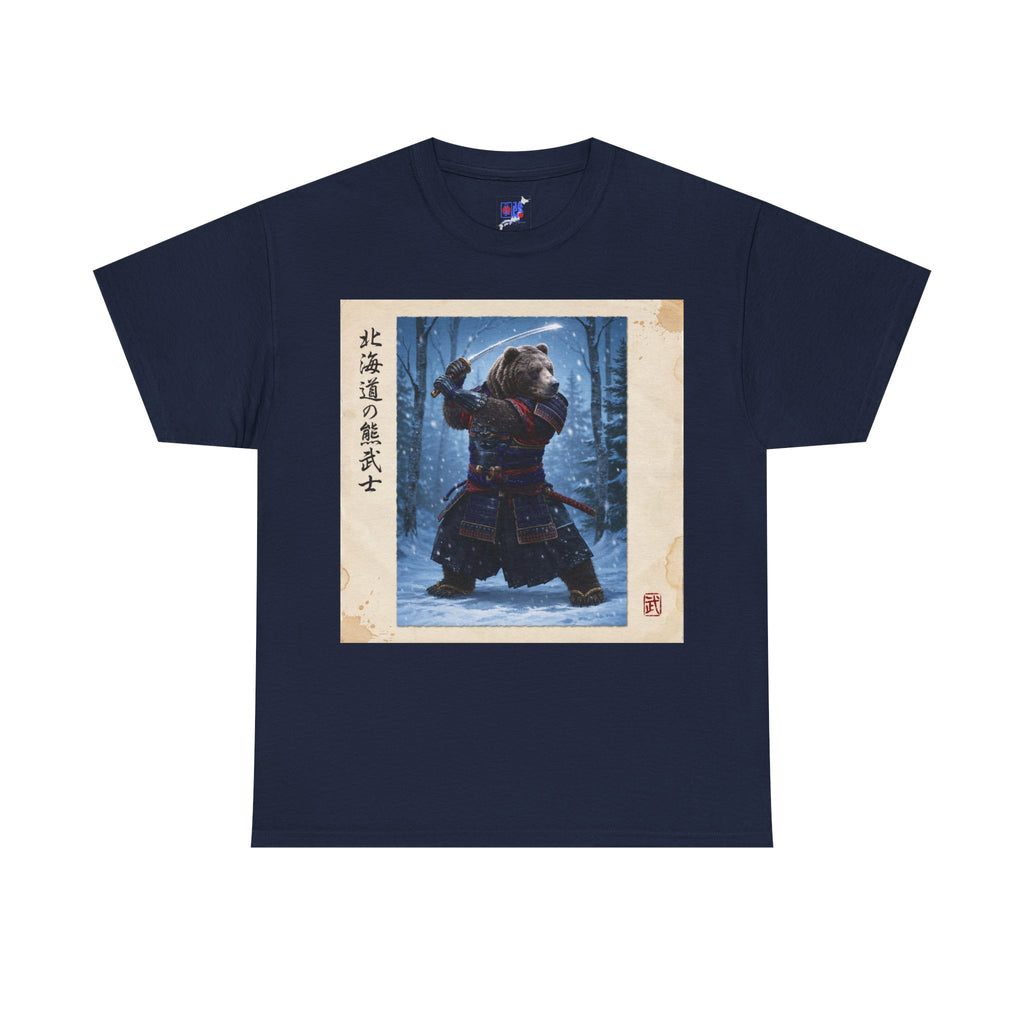 Samurai Bear Tee — Snowy Ronin Art Graphic Shirt