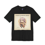 Kawaii Warrior Series T-Shirt, Cute Anime Chibi Warrior Graphic Tee