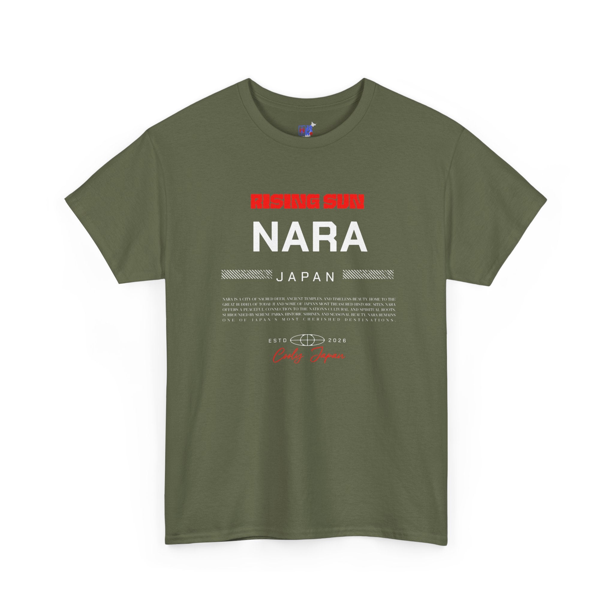 Nara T-Shirt | 奈良 Sacred Deer Front & Back Print | Japan City Series Tee