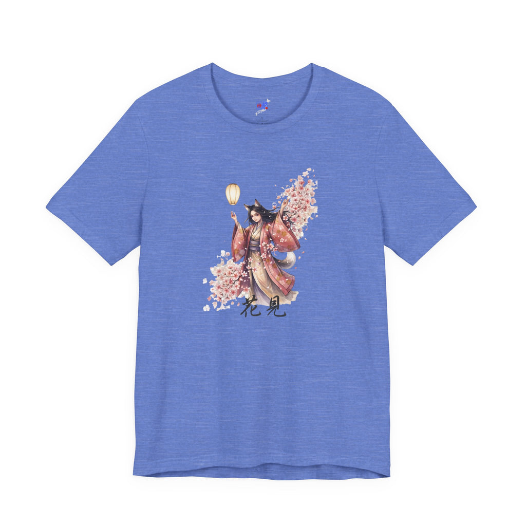 Cherry Blossom Kimono Tee — Hanami Floral Japanese Art T-Shirt