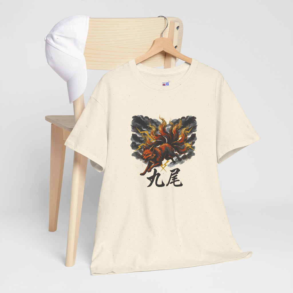 Japanese Fox Spirit  Graphic Tee  Mythology Shirt