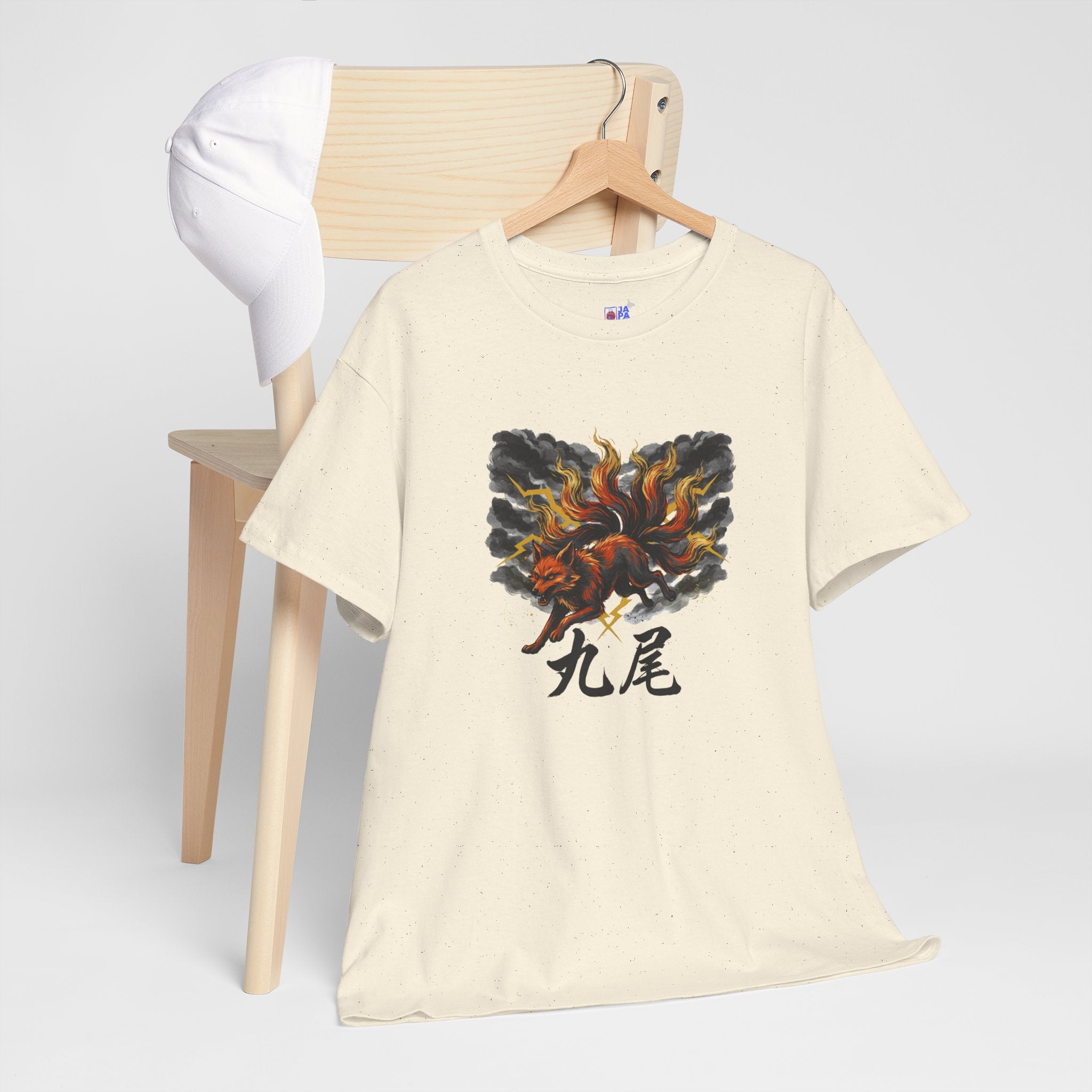 Japanese Fox Spirit  Graphic Tee  Mythology Shirt