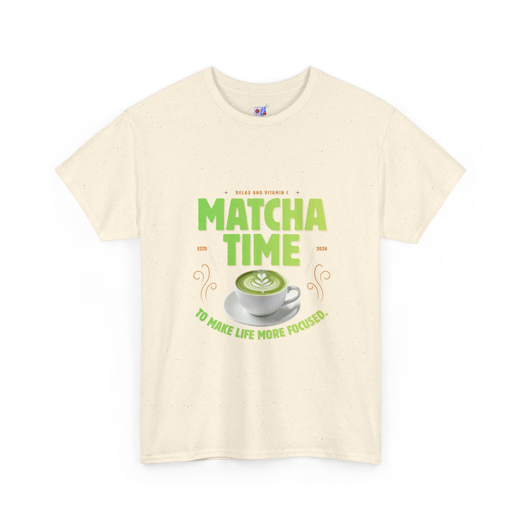 Matcha Time Tee — "Matcha Time to Make Life More Focused" Graphic T-Shirt