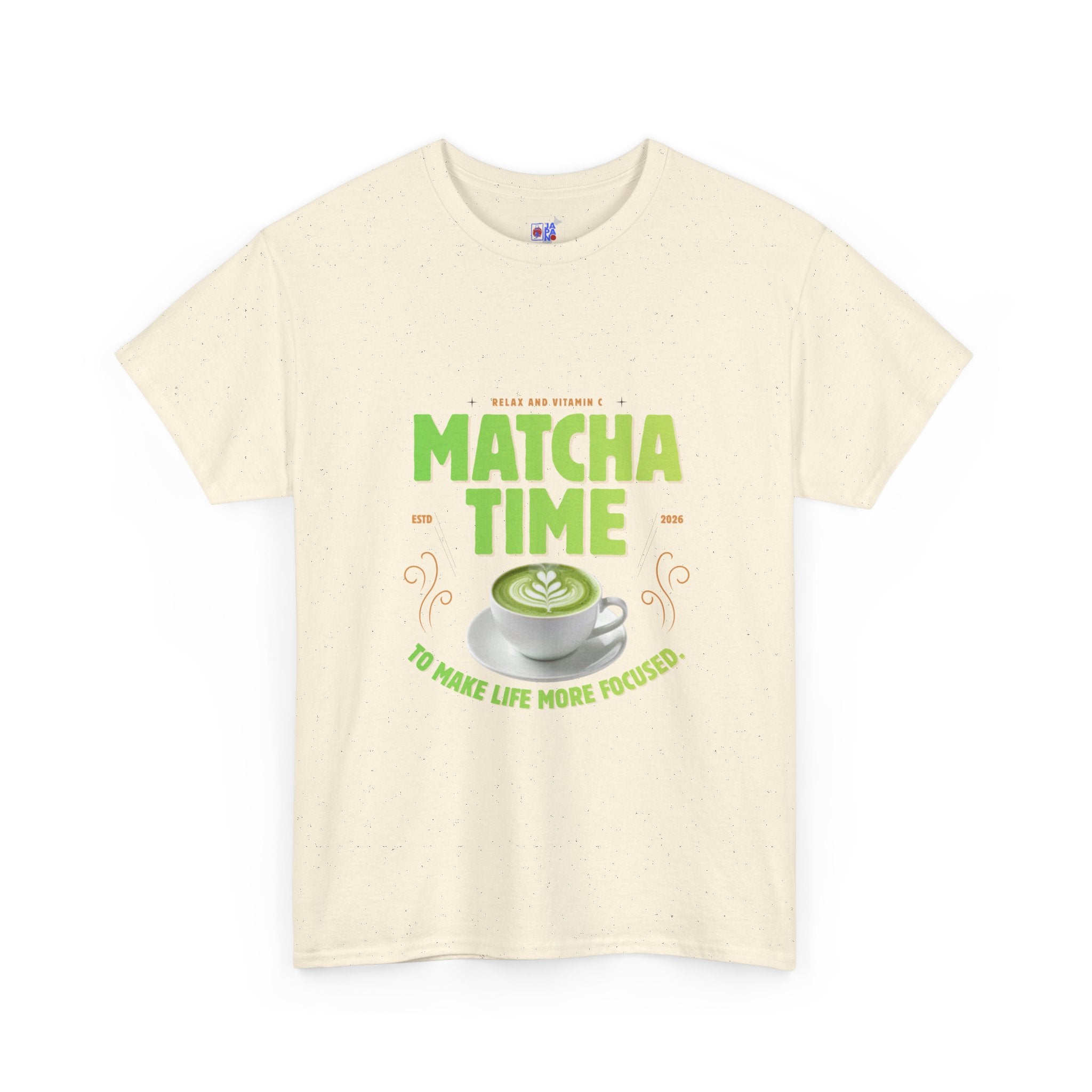 Matcha Time Tee — "Matcha Time to Make Life More Focused" Graphic T-Shirt