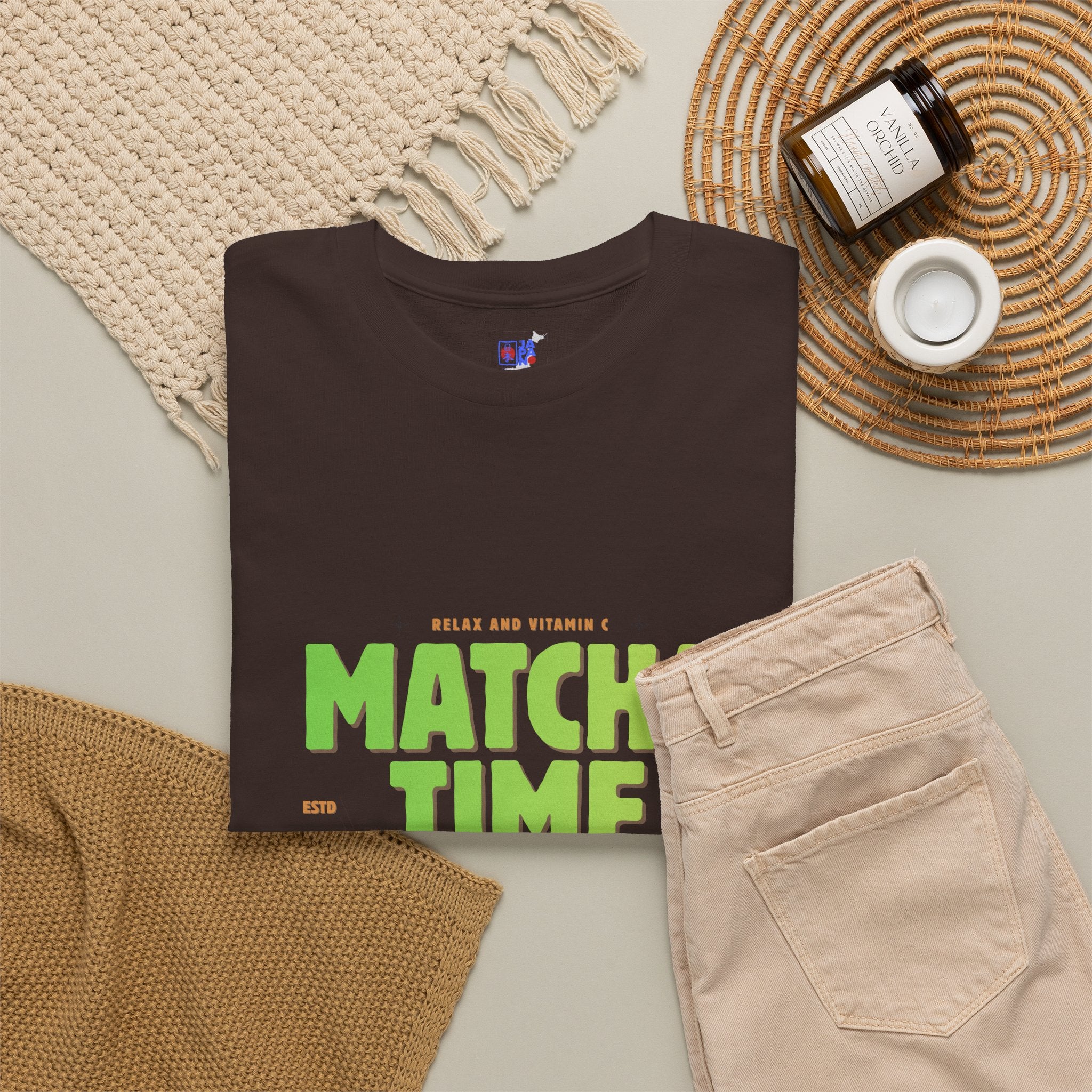 Matcha Time Tee — "Matcha Time to Make Life More Focused" Graphic T-Shirt
