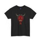 Oni Mask T-Shirt — 鬼 Japanese Demon Men's Graphic Tee | Dark Japan Streetwear Shirt