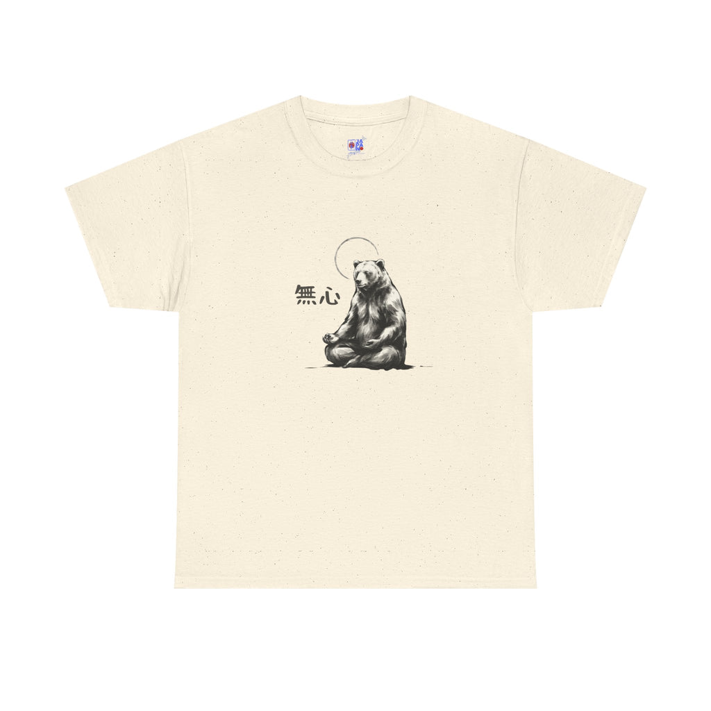 Meditating Bear T‑Shirt — Zen 'Mushin' Graphic Tee