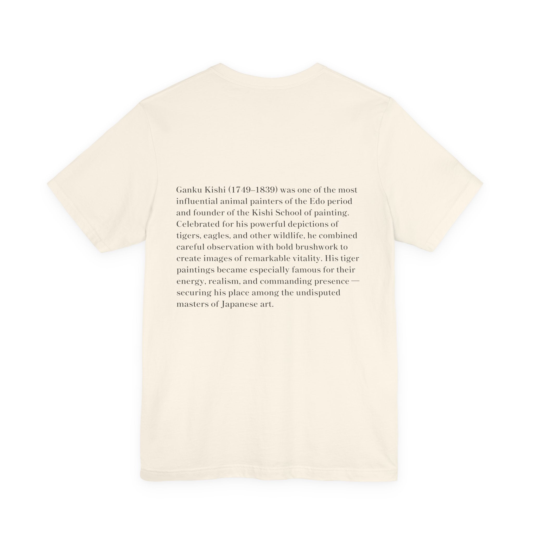 Tiger Art Tee — ‘Fierce Tiger Dashing Beneath a Cliff’ Classic Graphic T-Shirt