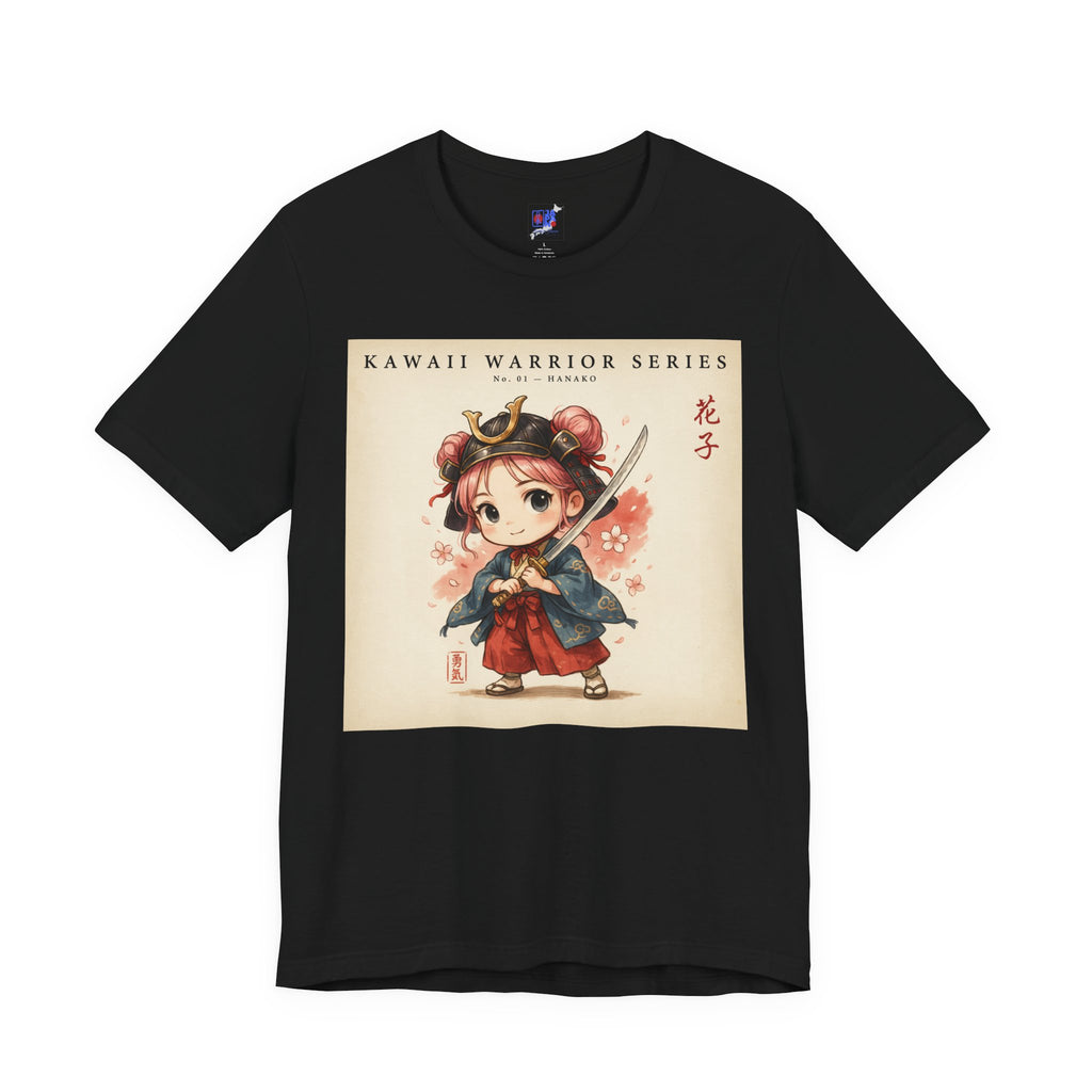 Kawaii Warrior Anime Girl Samurai T-Shirt