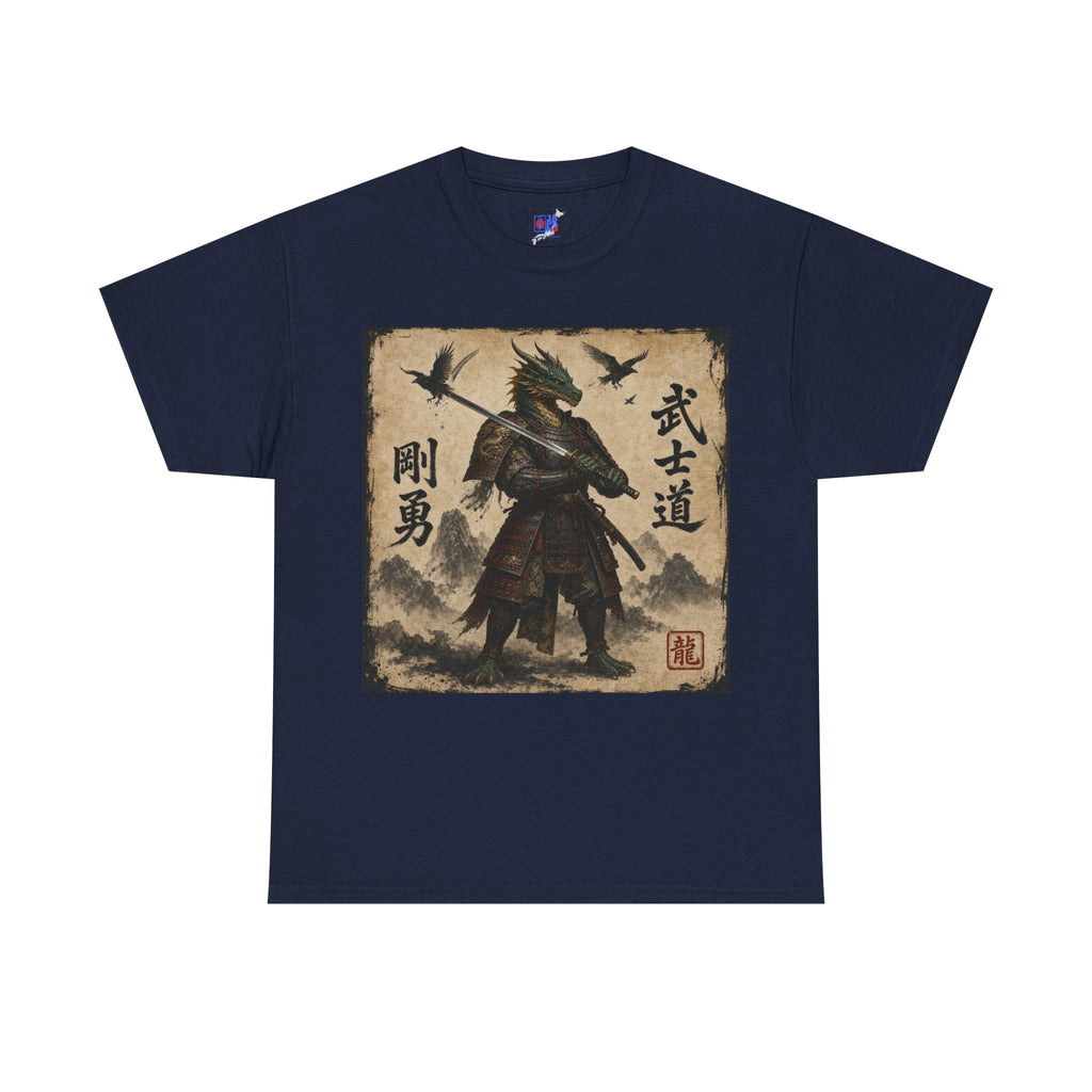 Samurai Dragon Tee Version 2 — Bushidō Ink Warrior Graphic T-Shirt