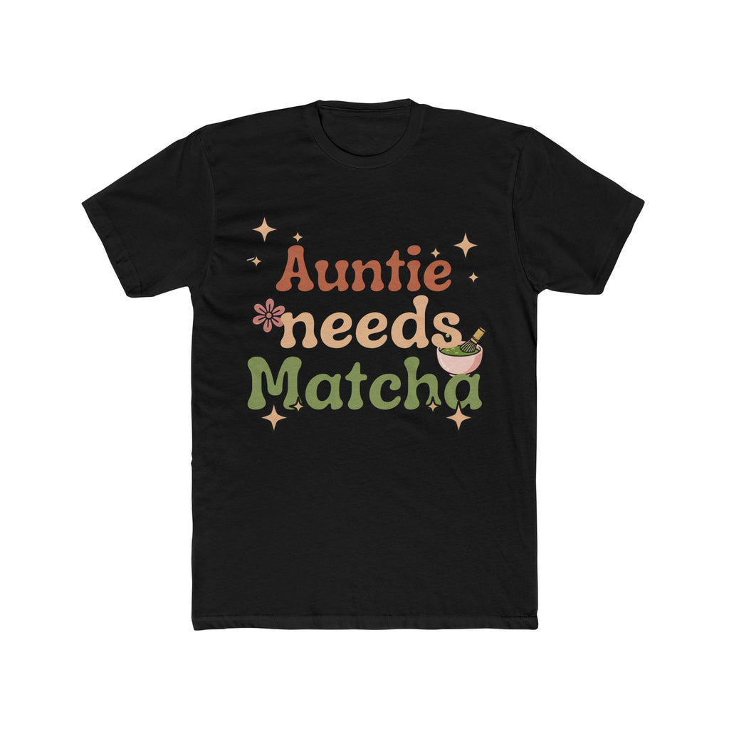 Auntie Needs Matcha Tee | Vintage Front-Print Graphic | Matcha Collection