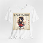 Kawaii Sakura Samurai T-Shirt — Cute Anime Warrior Tee