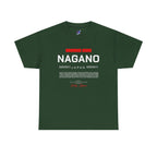 Nagano T-Shirt | 長野 Japanese Alps & Snow Monkey Japan City Tee | Designed by Japanese