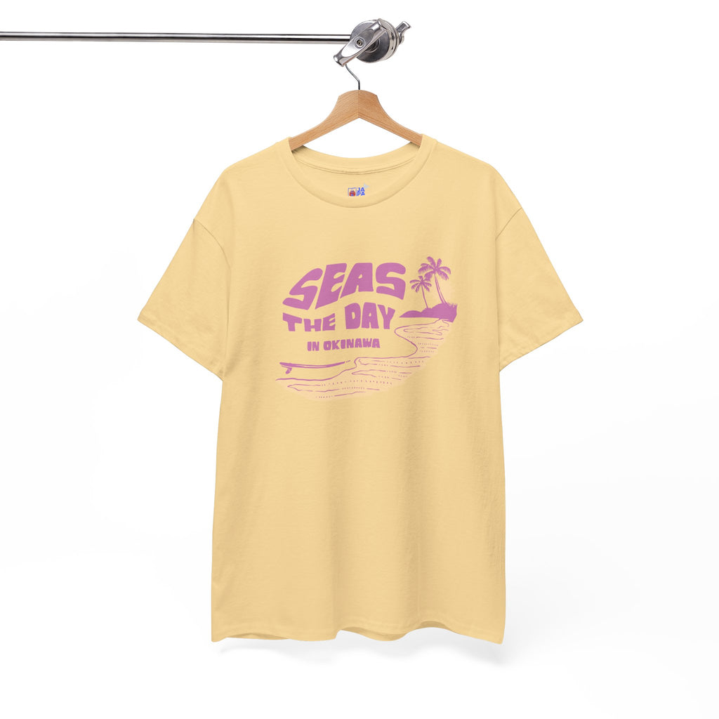 Seas the Day Okinawa Beach Tee — Vacation Graphic T-Shirt