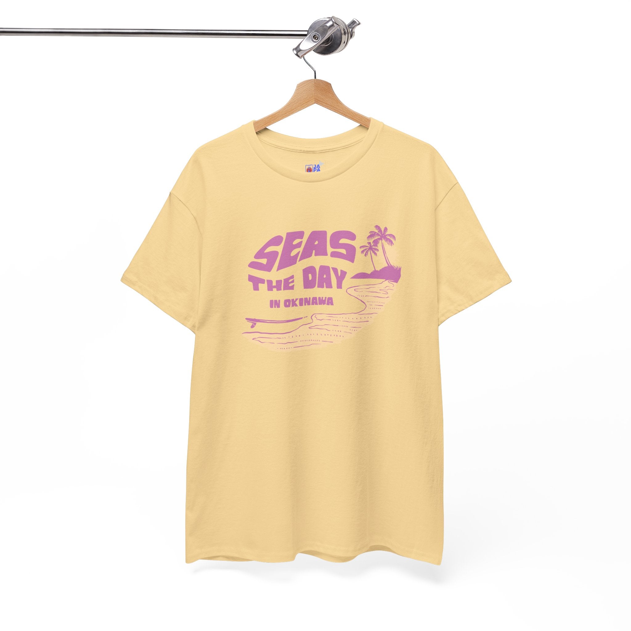 Seas the Day Okinawa Beach Tee — Vacation Graphic T-Shirt