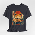 Kawaii Shiba Inu Ramen T-Shirt — Cute Japanese Dog Noodle Tee (Happy Ramen Gift)