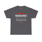 Nagano T-Shirt | 長野 Japanese Alps & Snow Monkey Japan City Tee | Designed by Japanese