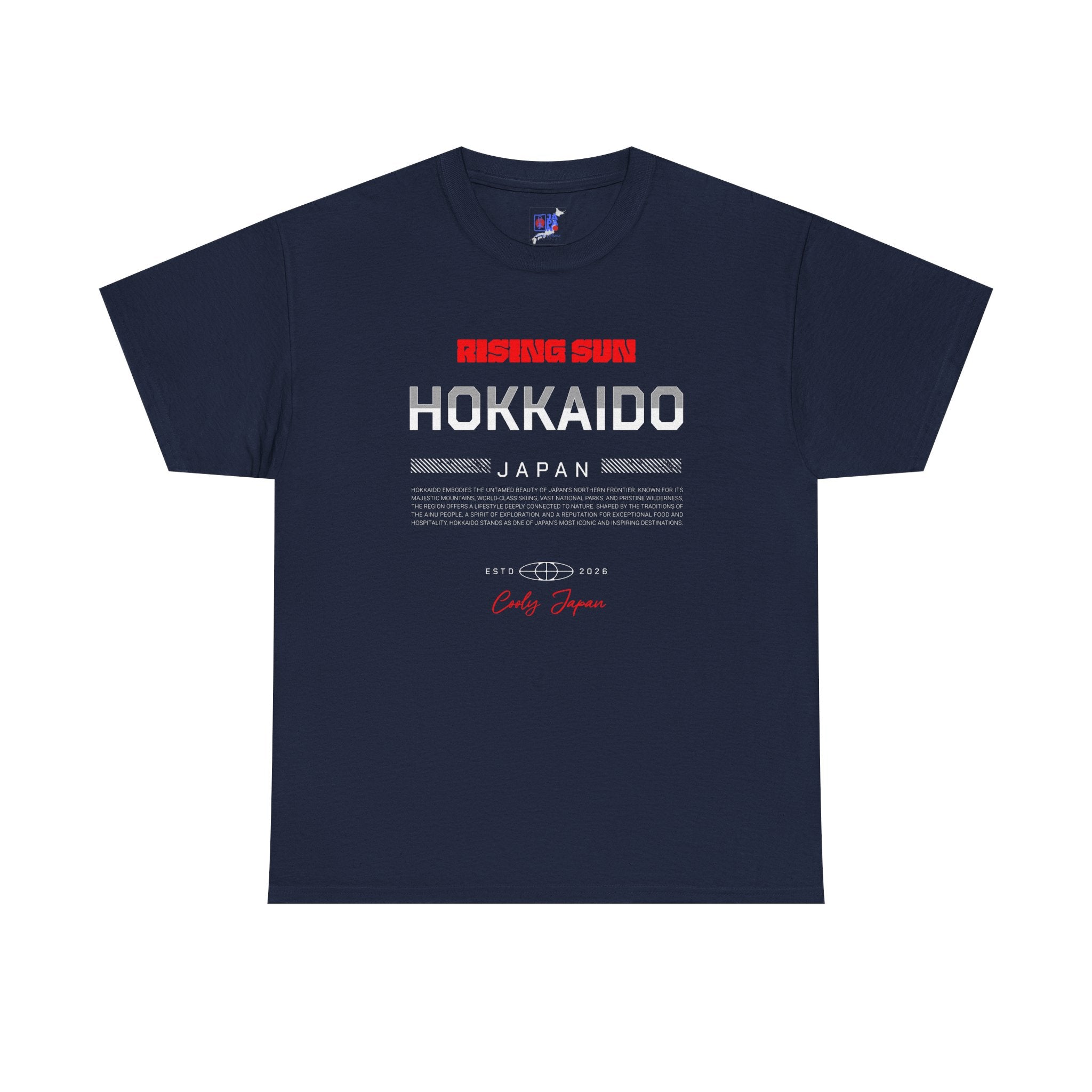 Hokkaido T-Shirt | 北海道 Wild North & Powder Snow Japan Tee | Designed by Japanese