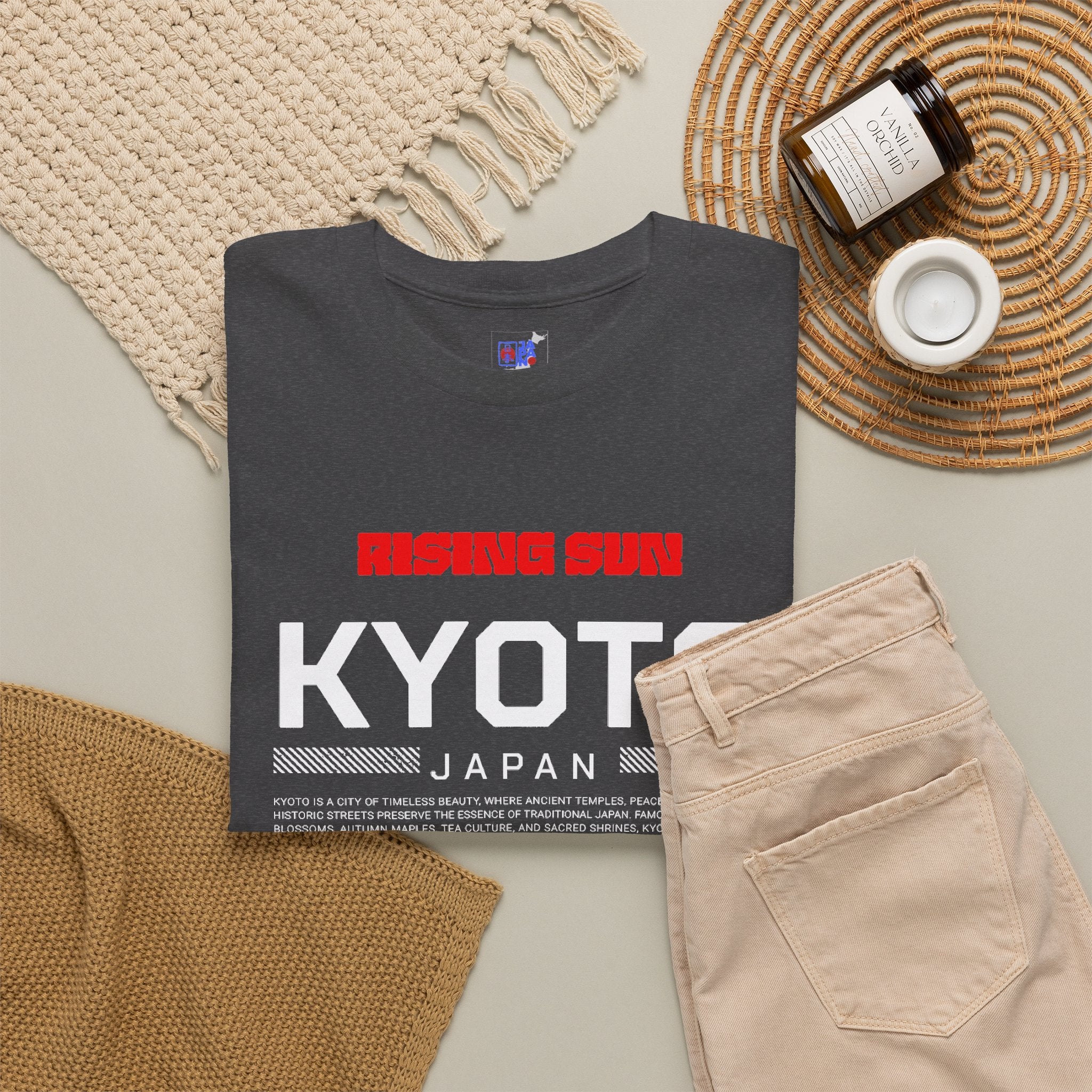 Kyoto Japan T-Shirt,  Traditional Japan Travel Souvenir Tee  Temple & Bamboo Forest Shirt Japan Vacation Memory Gift  Kyoto Culture Apparel