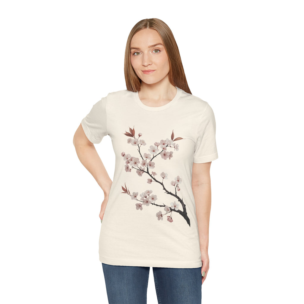 Cherry Blossom Floral Tee | Soft Pink Spring T-Shirt