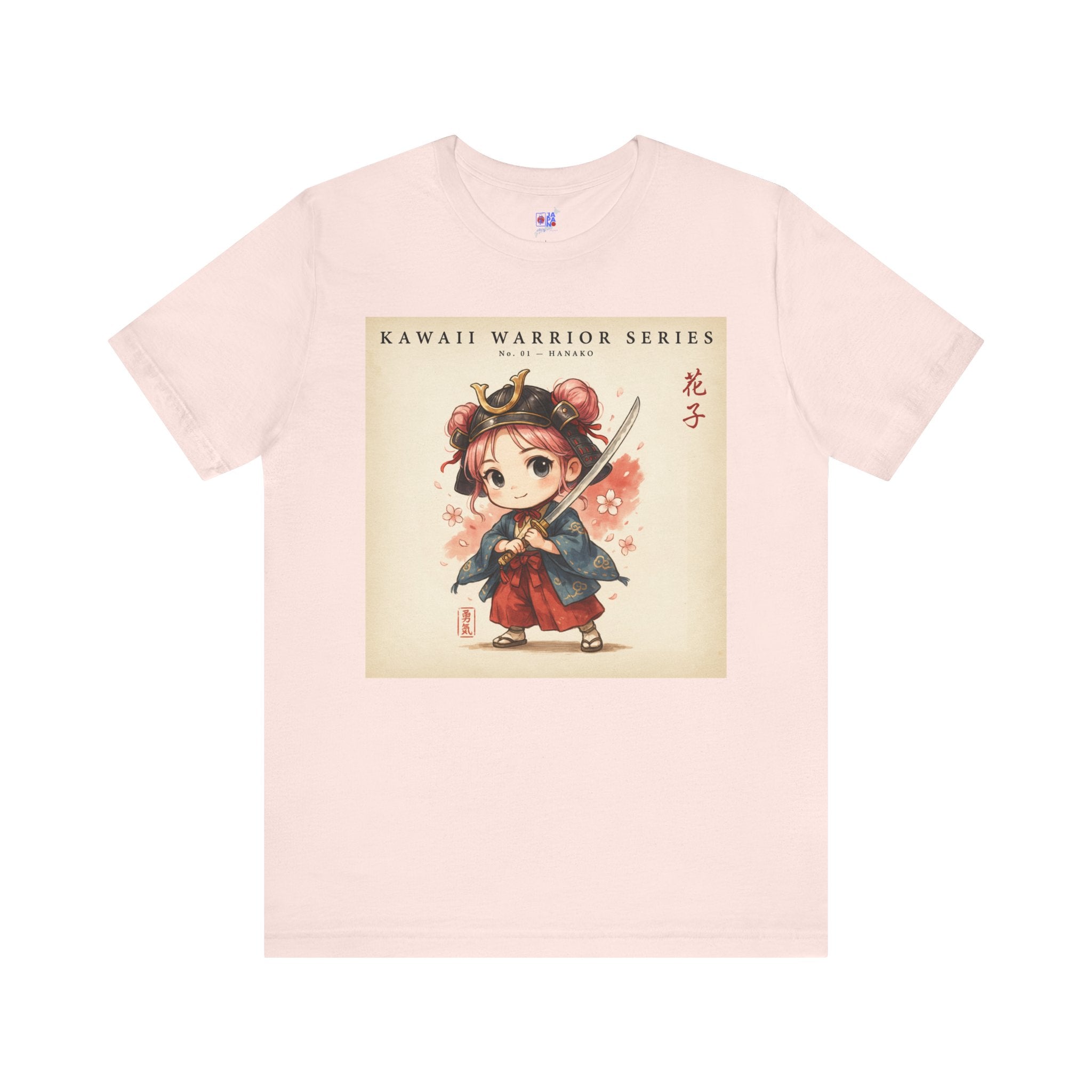 Kawaii Warrior Anime Girl Samurai T-Shirt