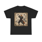 Samurai Fox T-Shirt — 'Bushido' Fox Warrior Vintage Japanese Art Tee